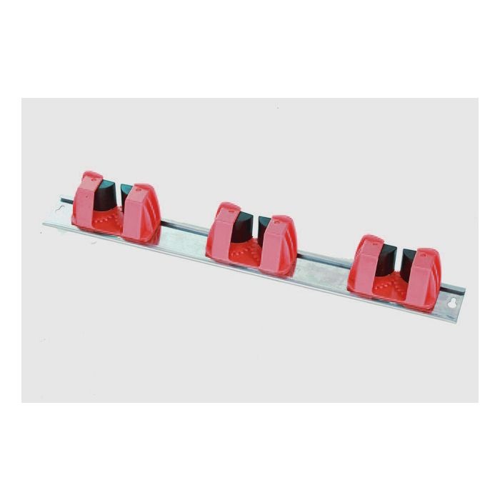 Wall Handle Holder 3 hook Red